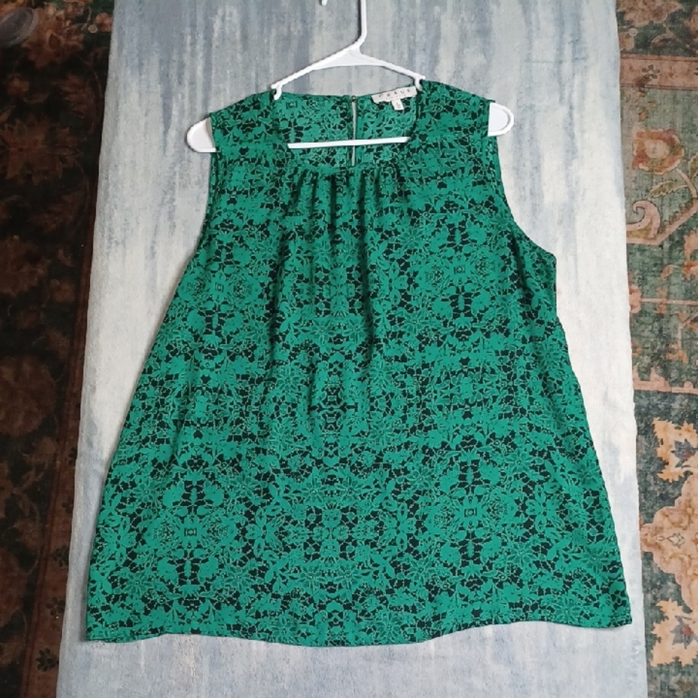 Chaus Kids Green Lace Dress